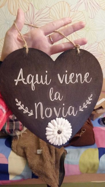 Cartel aquí llega la novia - 1