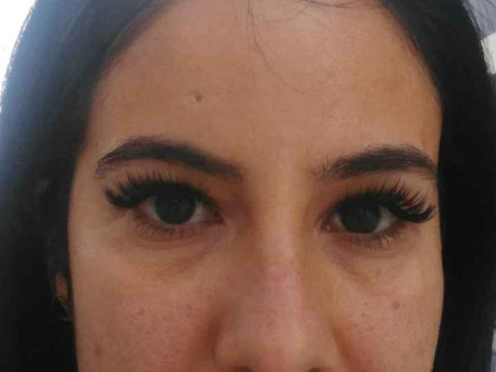 Hoy ya tengo mis extensiones de pestañas pelo a pelo. - 2