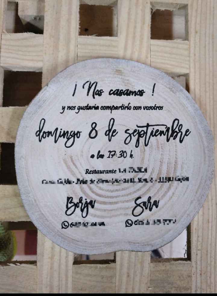 Nuestras invitaciones diy - 2