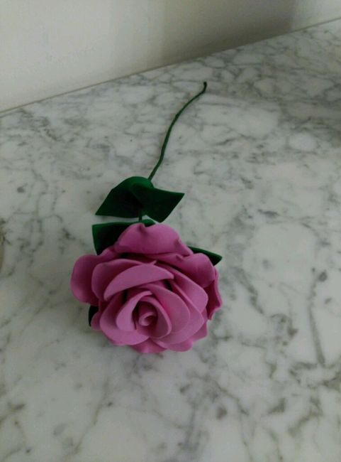 Mi primera rosa de goma eva - 3