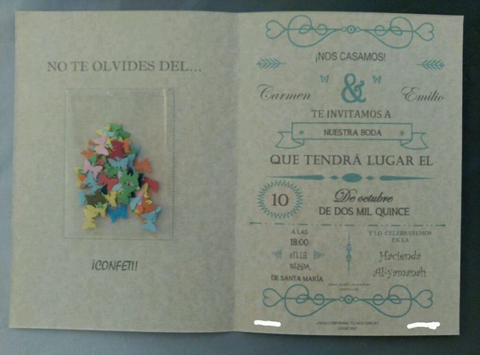 Ahora sí que sí. invitaciones acabadas. - 6
