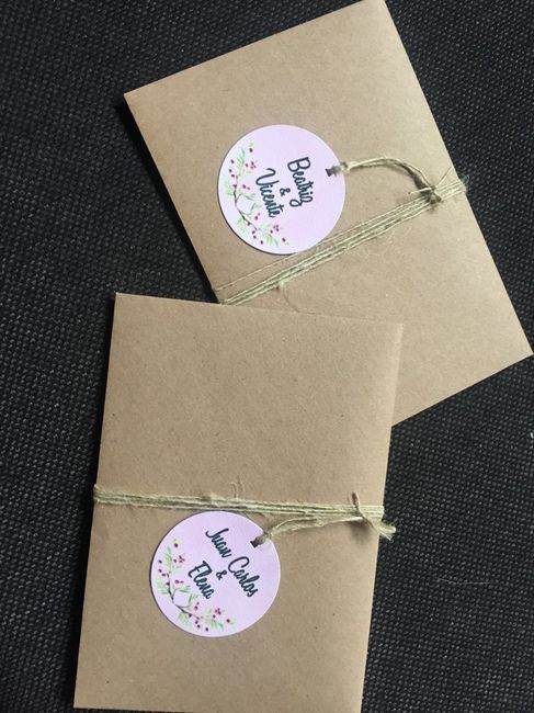 Mi pareja y yo hemos hecho las invitaciones de boda - 1