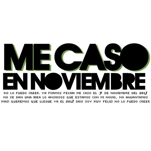 ME CASOOOOOO