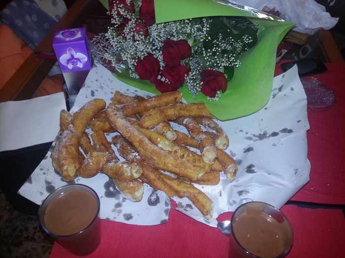 nuestro desayuno de aniversario