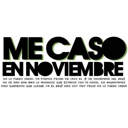 ME CASOOOOOO