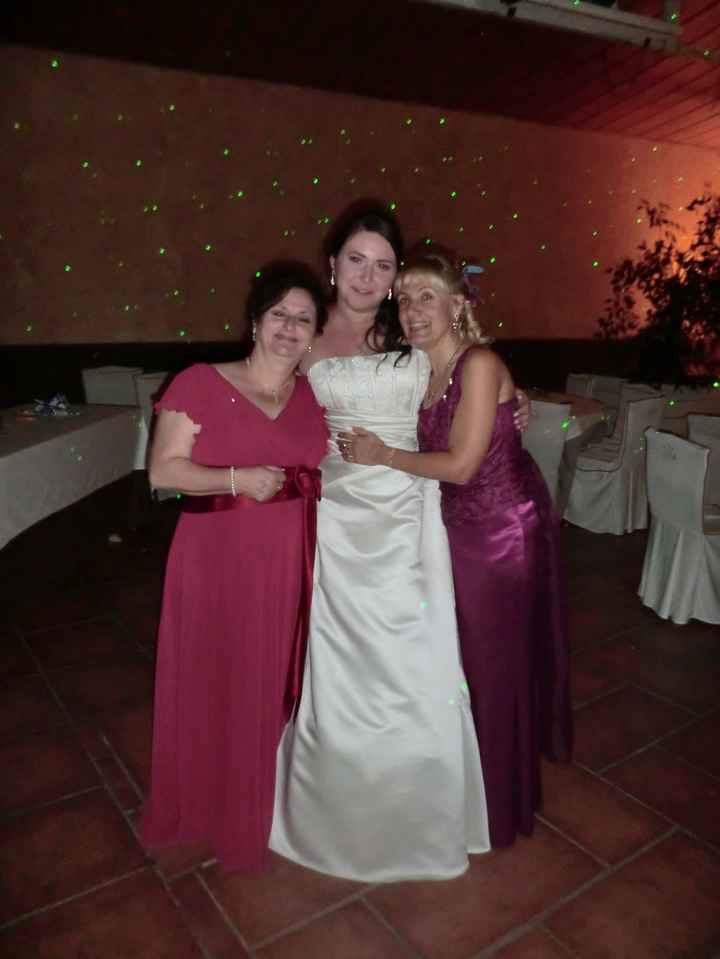 con mi madre y mi segunda madre