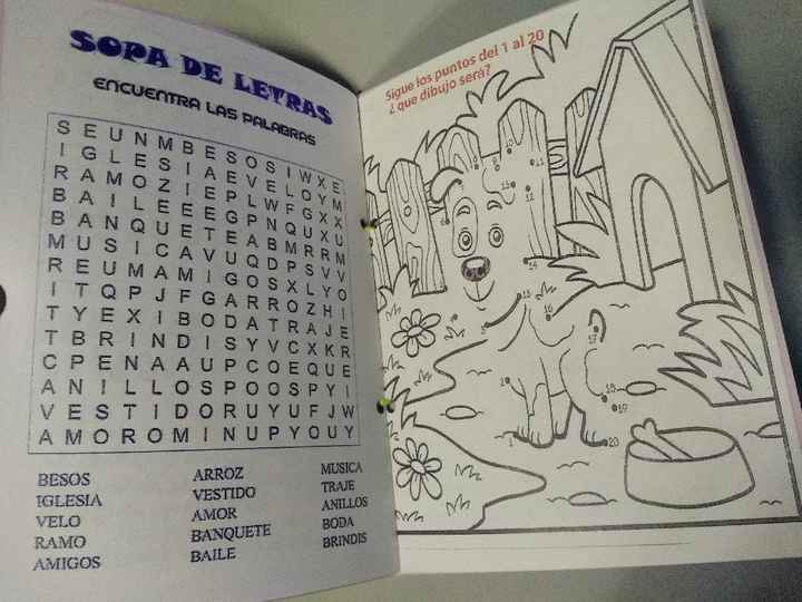 librillos de actividades boda para Niñ@s - 6