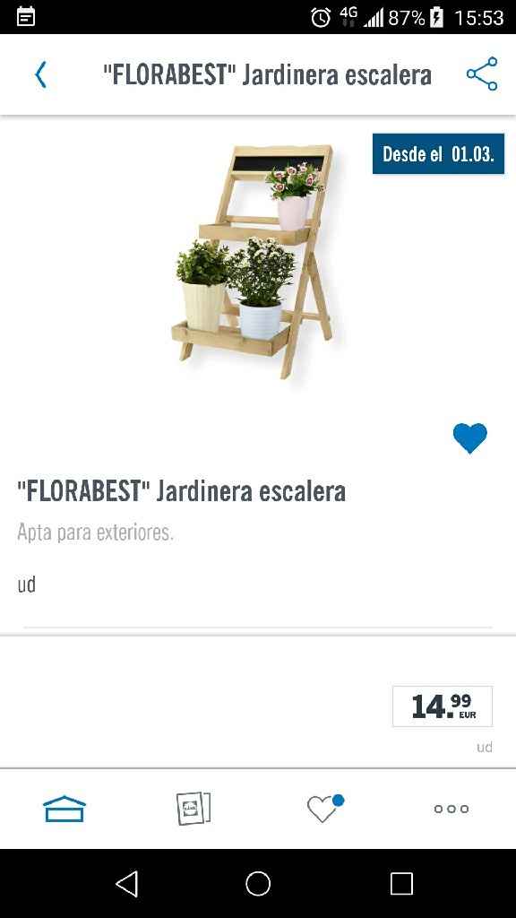 Escalera jardinera - 2