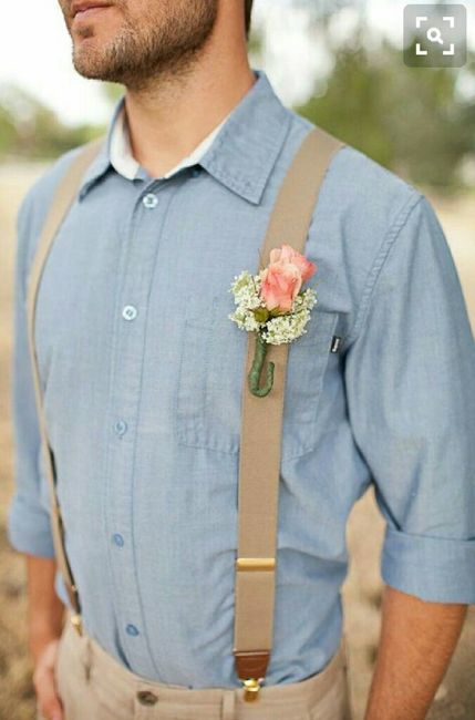 Novio casual para boda rústica - 1
