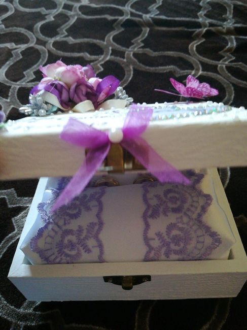 Mi caja de anillos terminada!! - 2