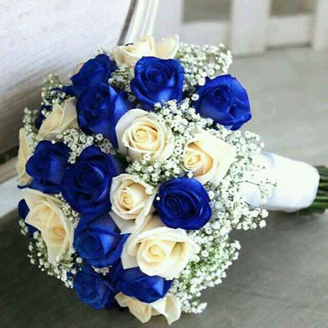Ramo con azul y rosa. - 1
