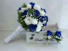Ramo con azul y rosa. - 2
