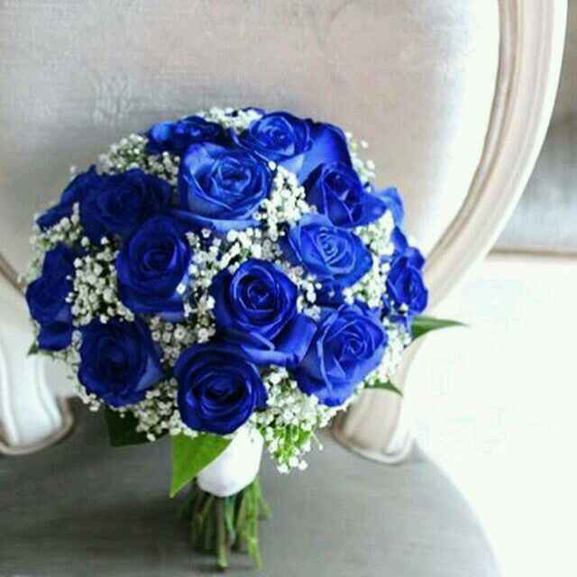 Ramo con azul y rosa. - 3