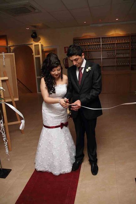 cortar la cinta