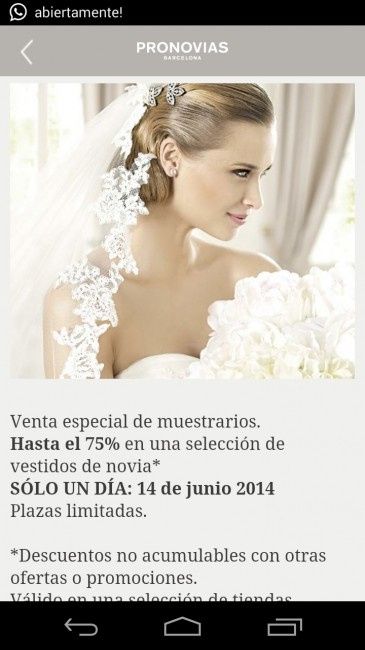 Vestidos novia en outlet pronovias? - 1