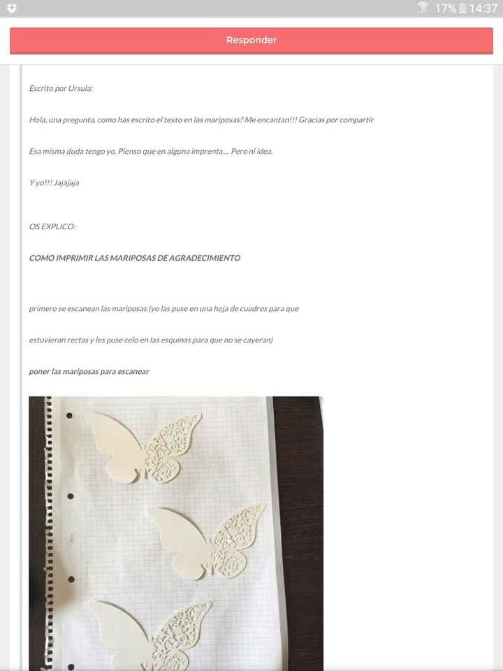 Cómo imprimir mariposas de agradecimiento? - 11