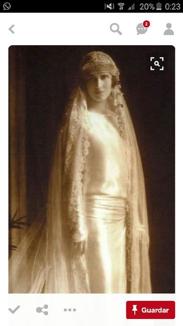 Mantilla años 20 con mi vestido o más estilo cofrade? - 4