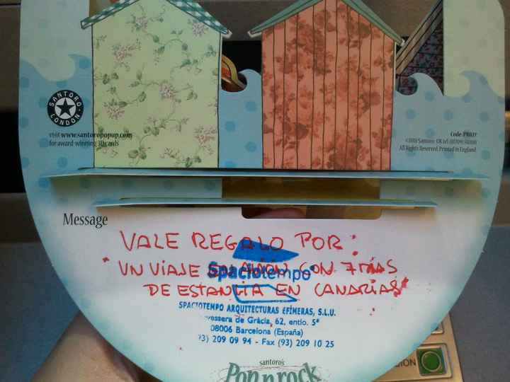 Postal REGALO EMPRESA