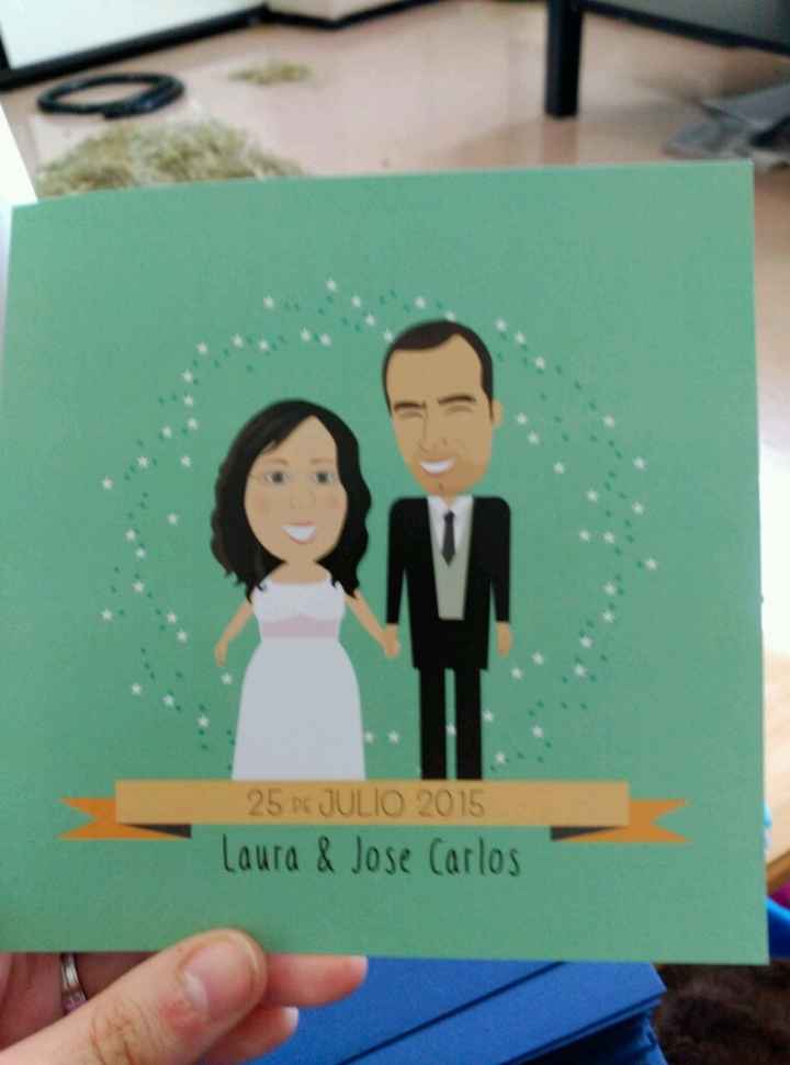 Nuestras invitaciones por fin en casa - 2