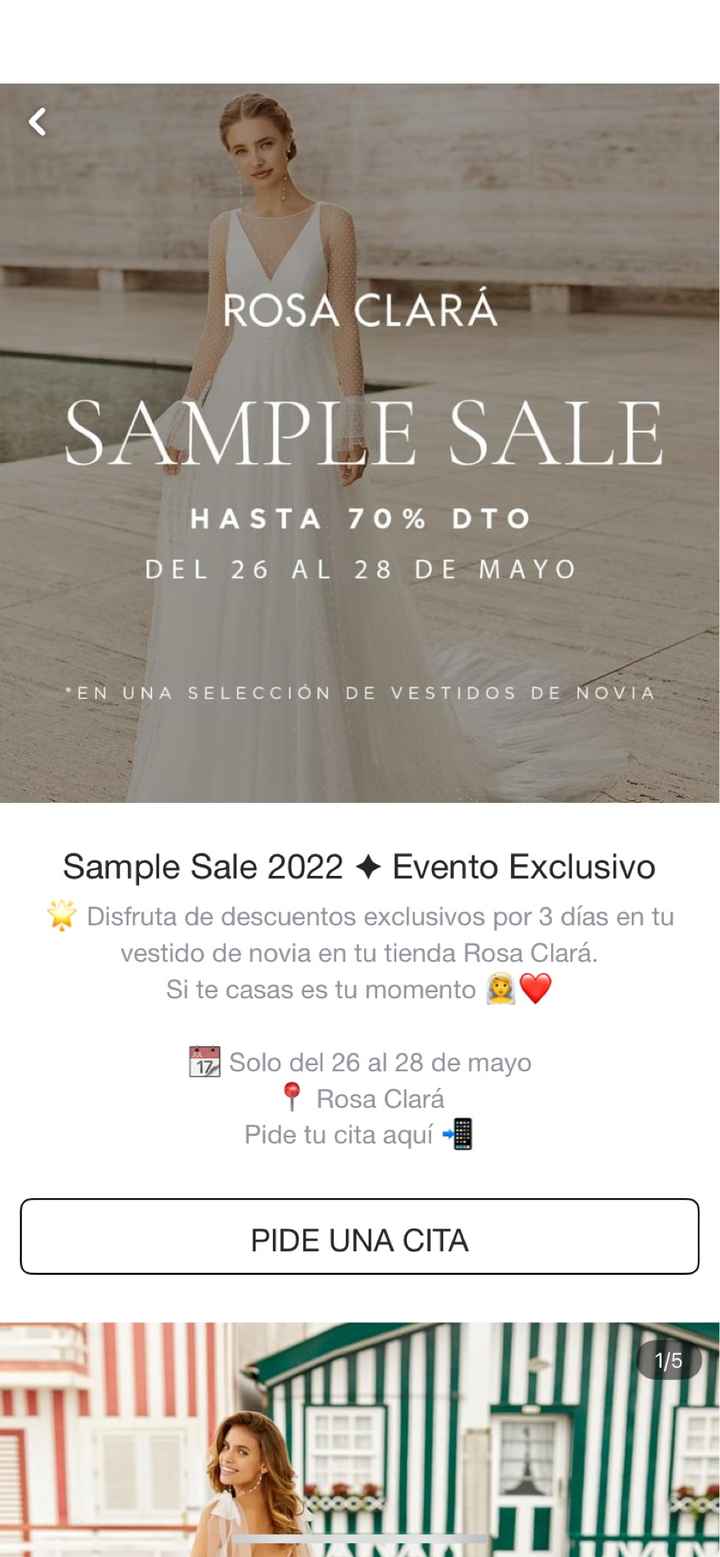 Sample Sales Rosa Clará - 1