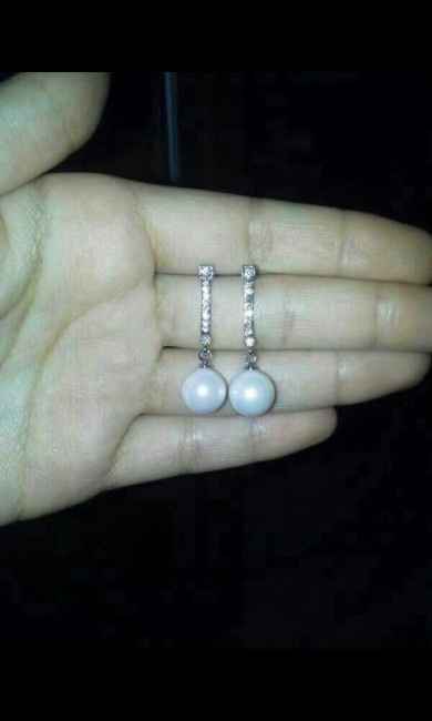 Pendientes de novia - 1