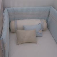cuna convertible, colcha