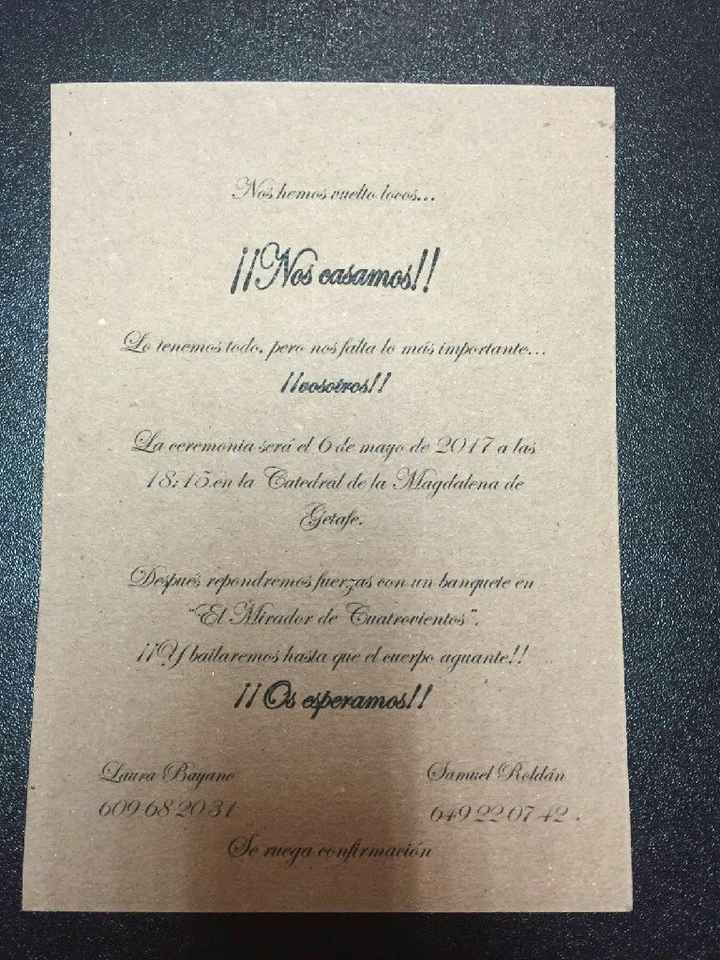 Mis invitaciones! - 1