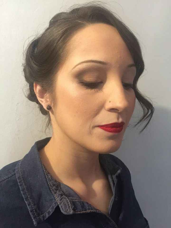 Prueba peinado y maquillaje - 1