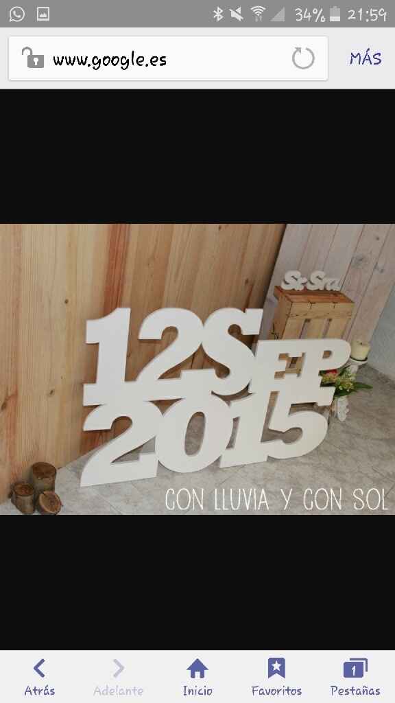 Fecha de madera - 1