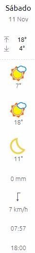 Con sol y sin viento