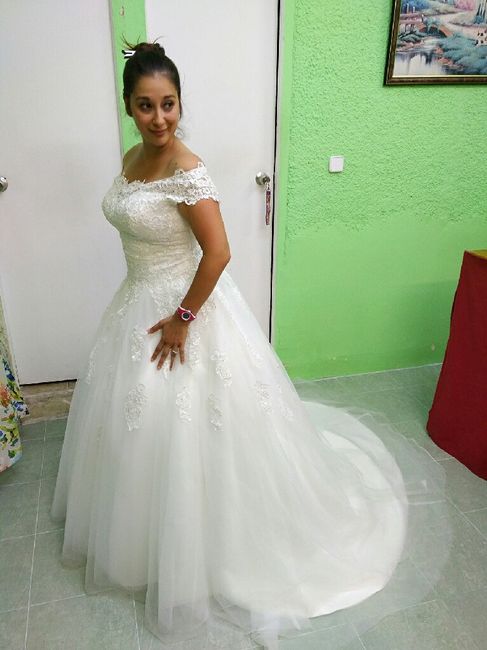 Mi vestido quedó así - 3