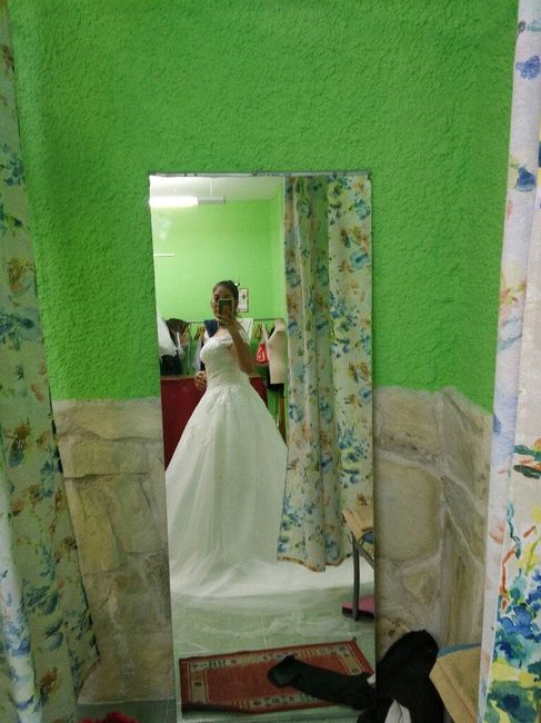 Mi vestido quedó así - 8