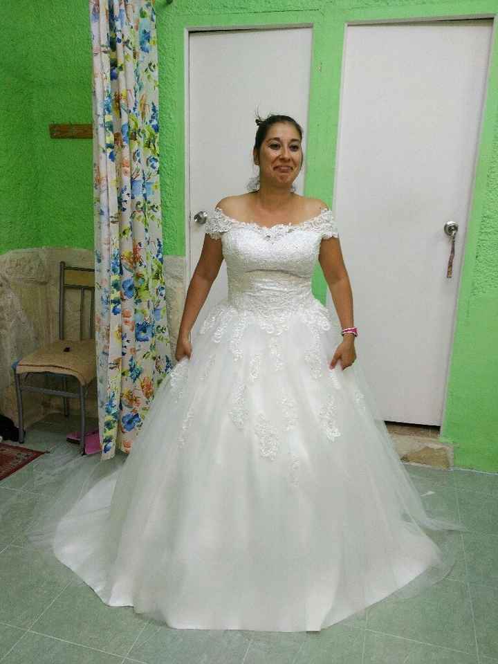 Mi vestido quedó así - 7