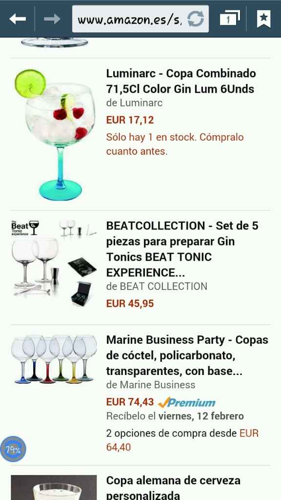 Copas de balon gin tonic - 1