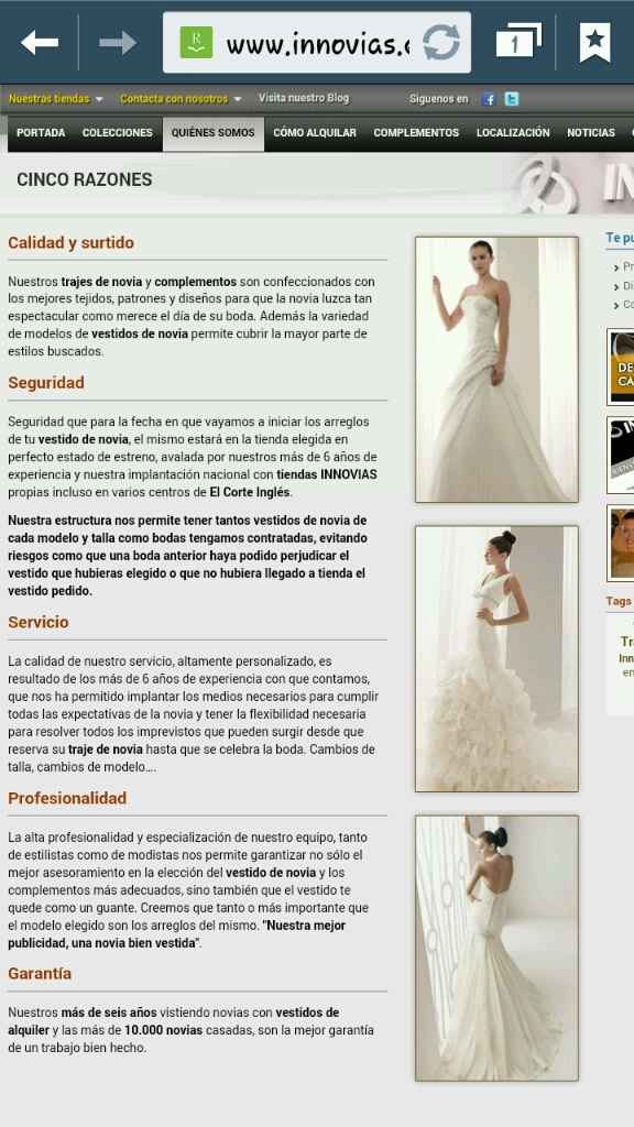Alquilar vestido novia - 3