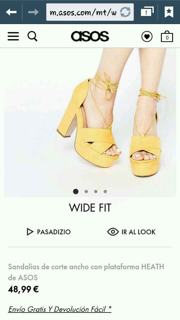 Zapato amarillo t. 35 - 5