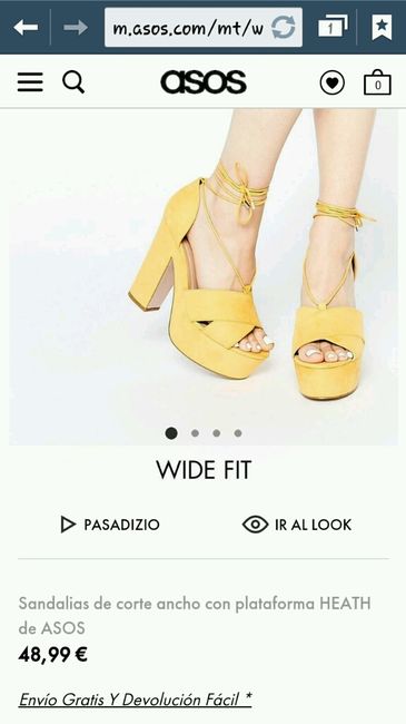Zapato amarillo t. 35 - 5