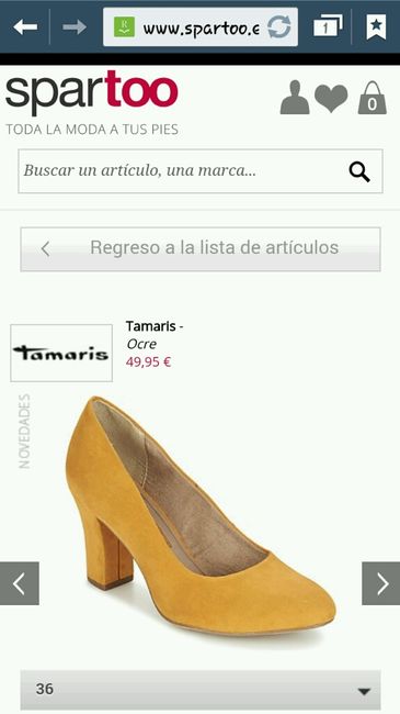 Zapato amarillo t. 35 - 8