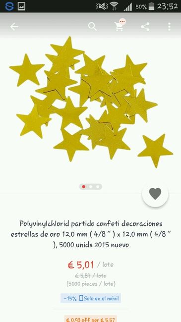 Confeti dorado - 5