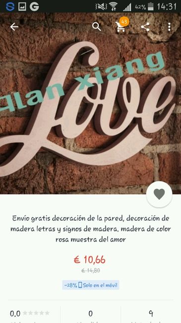 Love para mesas - 1