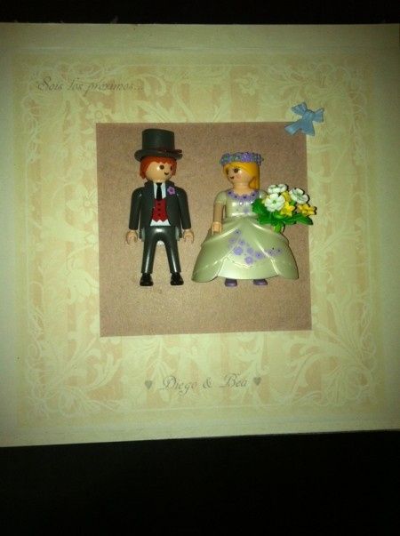 Ayuda con cuadros de playmobil para los futuros novios - 1