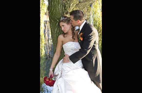 Poses para las fotos de la boda