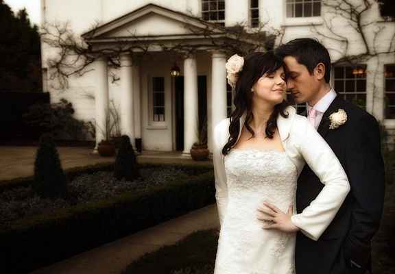 Poses para las fotos de la boda