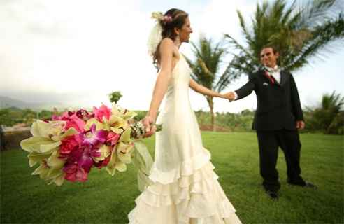 Poses para las fotos de la boda