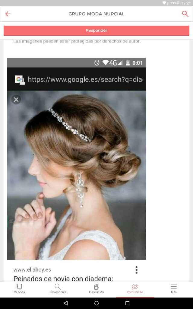 Que tocado o que poner en el pelo?? - 1