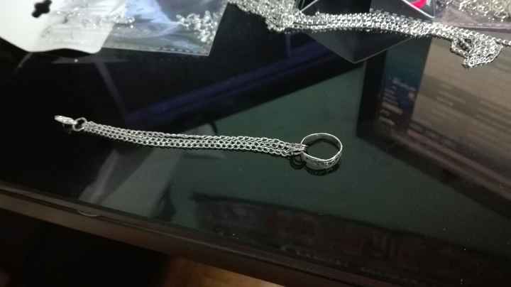 Tobillera con anillo de mi abuelo - 2