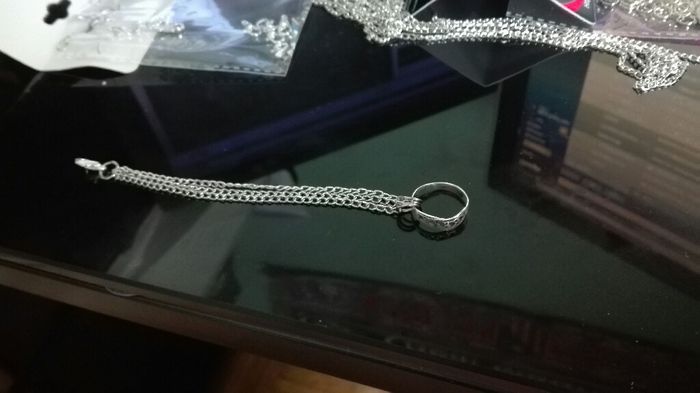 Tobillera con anillo de mi abuelo - 2