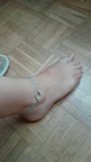 Tobillera con anillo de mi abuelo - 3
