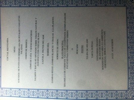Que precio tiene vuestro menu de boda??;(y todo lo que os incluye) - 1