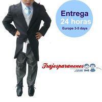 traje chaque frac para niño